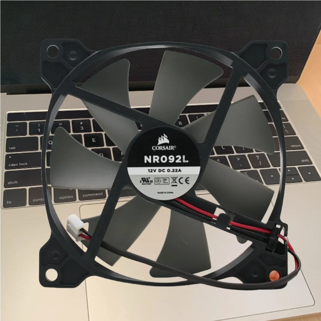 Nuevo ventilador NR092L de 9cm, 90mm, 9015, 92x92x15mm, 12V, 0,22a, 2 pines para fuente de alimentación, disipador de calor, ventilador de refrigeración ultrafino de gran volumen de aire - imagen 3