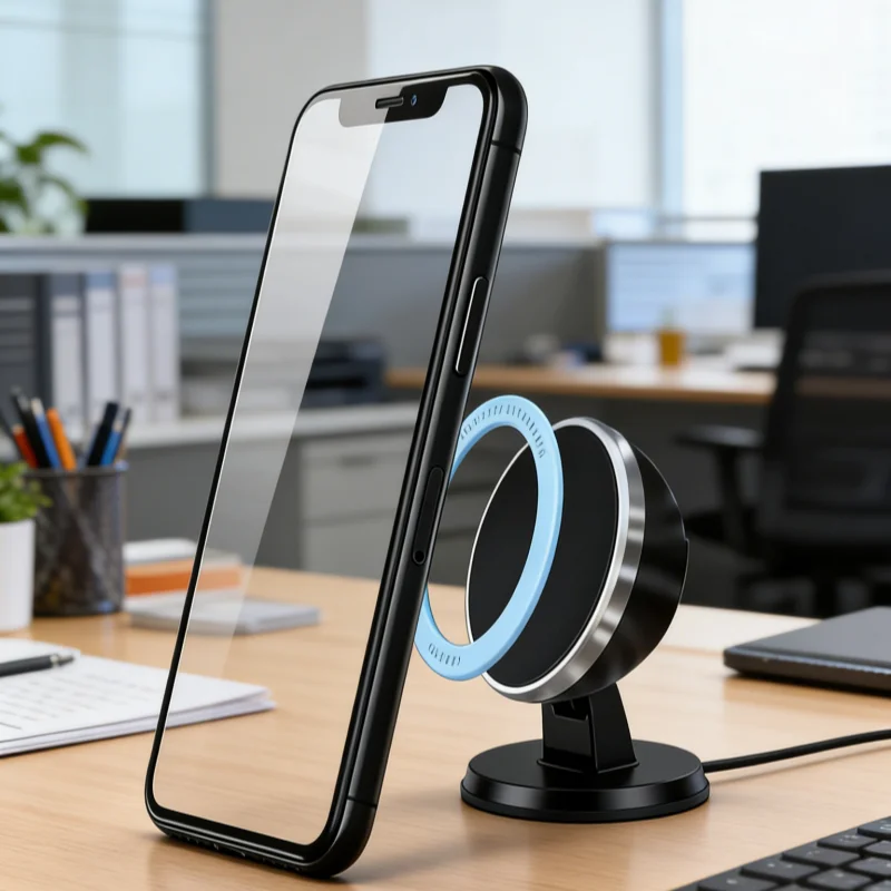 Anillo de placa magnética para cargador inalámbrico, pegatina de hoja de hierro, soporte magnético para teléfono de coche para Apple iPhone, 3/5 Uds. - imagen 3