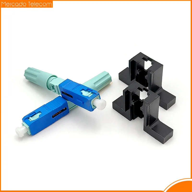 Nuevo SC APC UPC 58mm SM conector óptico monomodo herramienta FTTH herramienta de conector en frío SC UPC conector rápido de fibra - imagen 5