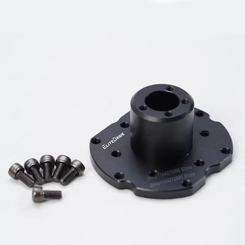 Simulador de carreras CNC aleación de aluminio proceso de anodización anillo adaptador Compatible QR2 para volante Fanatec 918 UHUB V1 - imagen 2