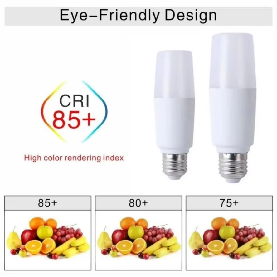 Bombilla E27, 2 años de garantía, 5W, 10W, 15W, 20W, luz blanca, bombilla LED cilíndrica de maíz, CA 220V, lámpara LED, candelabro de decoración del hogar - imagen 3