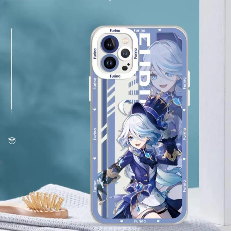 Genshin Impact Furina Arlecchino funda para VIVO Y22S Y17S Y15S Y33 Y16 Y35 Y36 Y21 2021 Y21S Y33S V27E V23 V25 V27 Pro V29E - imagen 4