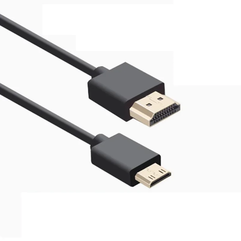 Mini HDMI de alta velocidad, Cable compatible con HDMI, 1m, 1,5 m, 2m, 3m, 5m, 4K, 3D, 1080P, para cámara, monitor, proyector, portátil - imagen 5
