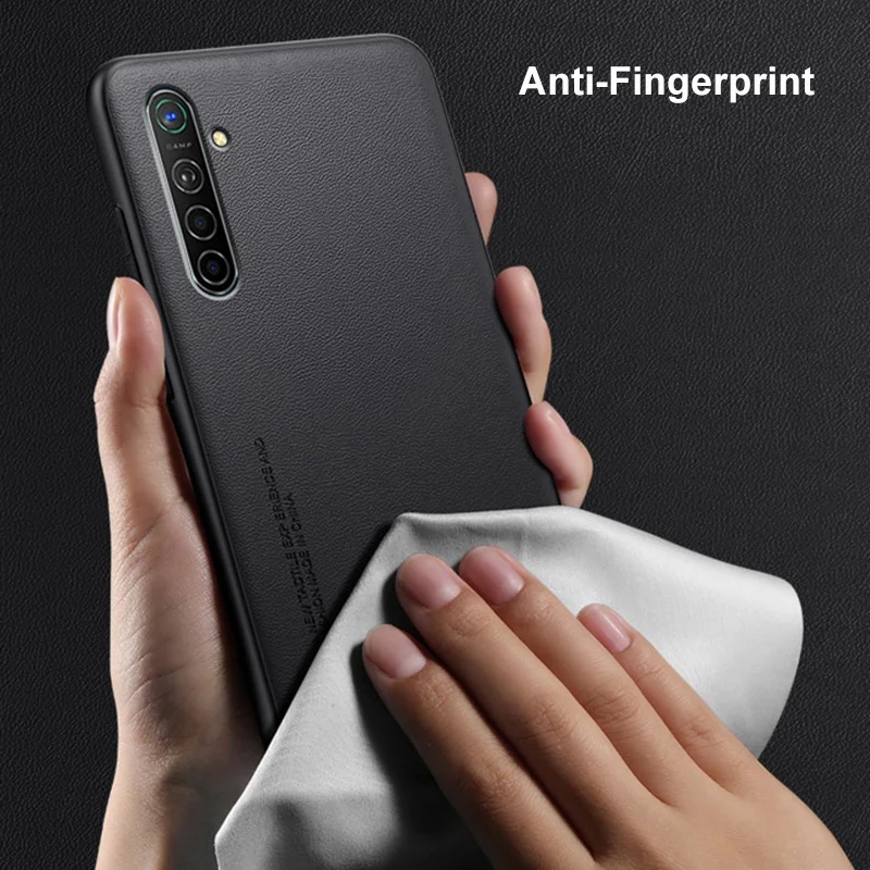 Funda de teléfono de cuero PU de lujo para Realme X2 XT, funda protectora de silicona mate a prueba de golpes para Realme XT RealmeXT RealmeX2 - imagen 3