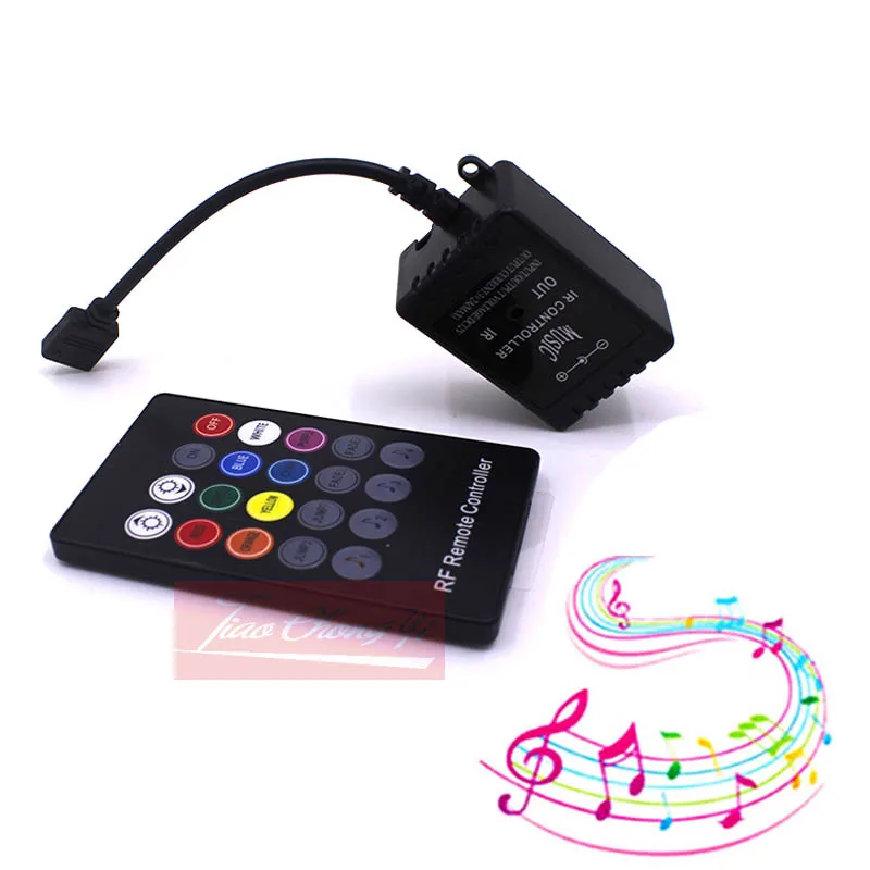 Controlador de música Led de 20 teclas, control remoto inalámbrico RF RGB LED para tira de luz LED RGB 5050 2835 DC5-24V - imagen 3
