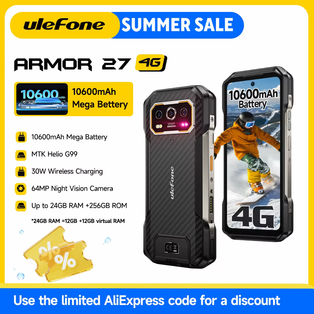 Ulefone Armor 27 Teléfono Robusto Android Visión Nocturna - imagen 4