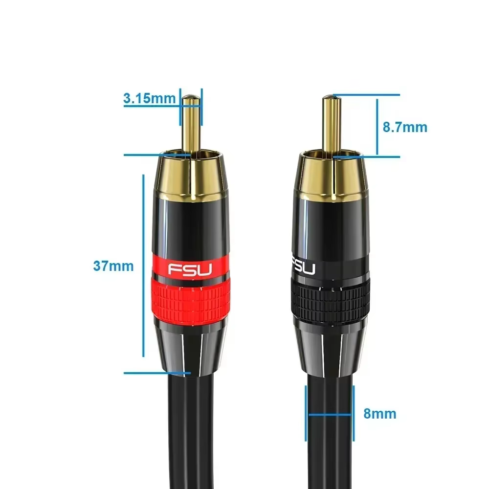 Cable Coaxial Audio Digital RCA a SPDIF - Alta Fidelidad