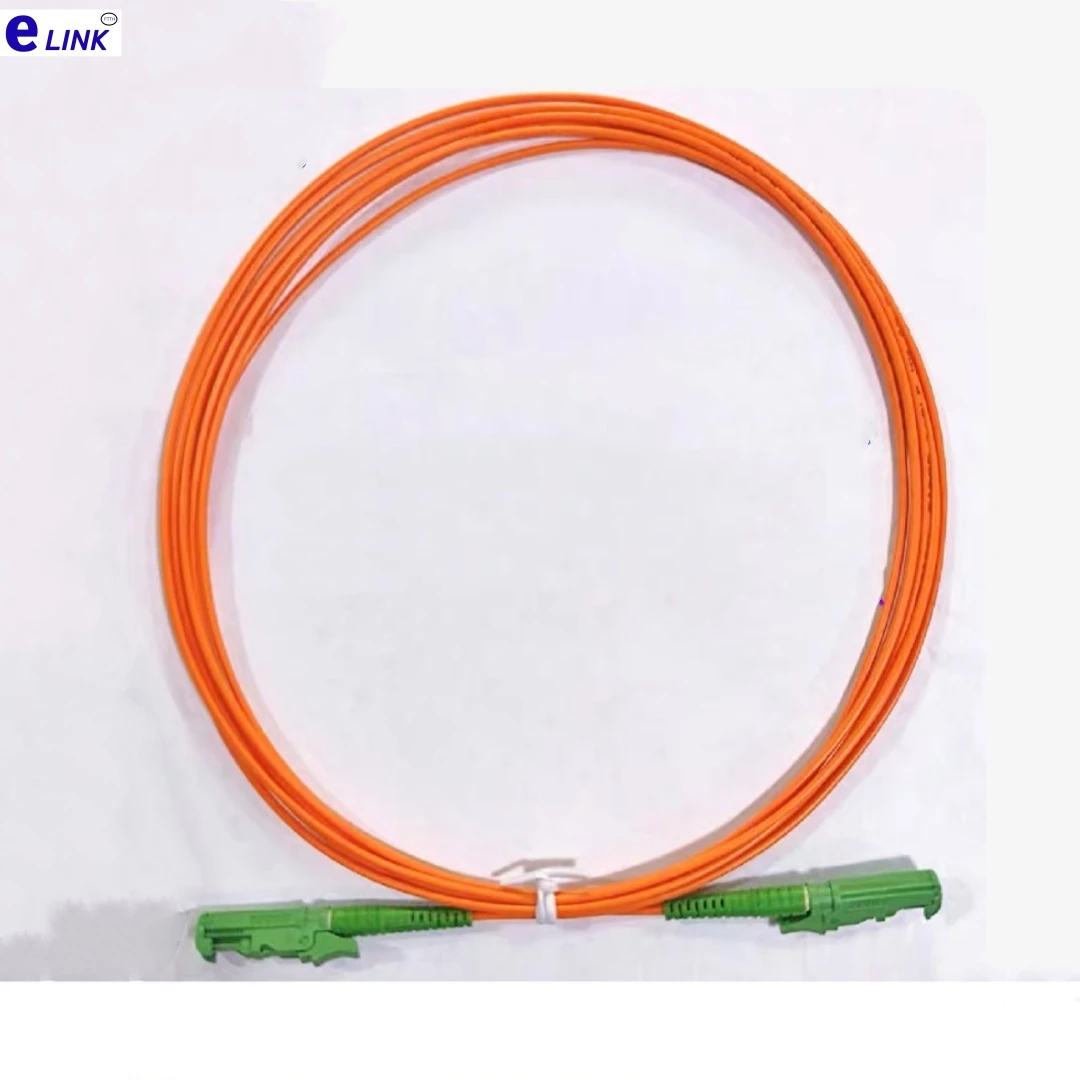 Cable de conexión de fibra E2000-E2000 simplex OM1 OM2 1M 2M 3M 5M 7M 10Mtr puente de fibra óptica multimodo SX E2000/APC 50m 30m 20m - imagen 2