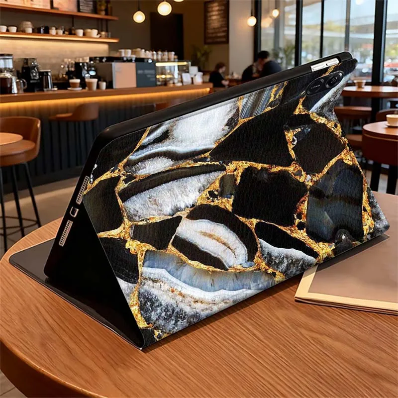 Diseño creativo textura de mármol para Honor Tab Pad MagicPad Tablet 6 7 8 9 10 13 V7 V8 X8a X9a X9 X8 GT GT2 Pro funda para tableta - imagen 4
