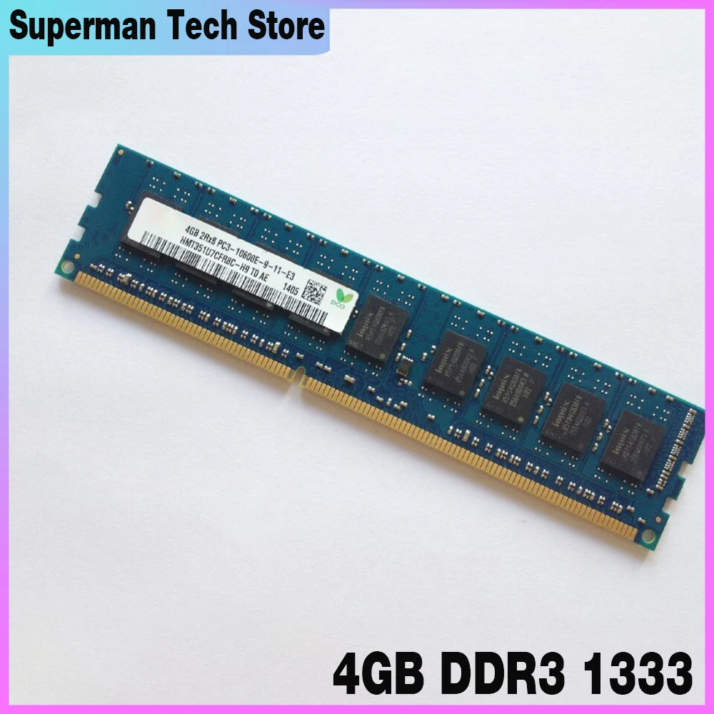 1 Uds Z400 Z420 Z600 Z800 4G 2Rx8 UDIMM ECC memoria de servidor 4GB DDR3 1333