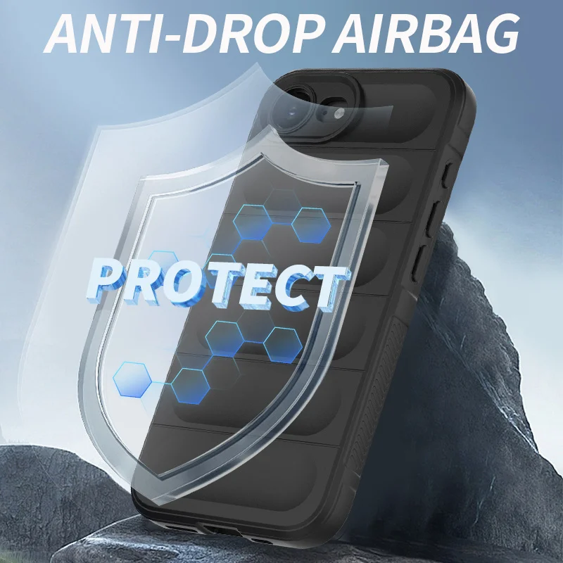 Funda de silicona Flexible con sensación de piel suave para Apple iPhone 16e, funda protectora a prueba de golpes - imagen 3