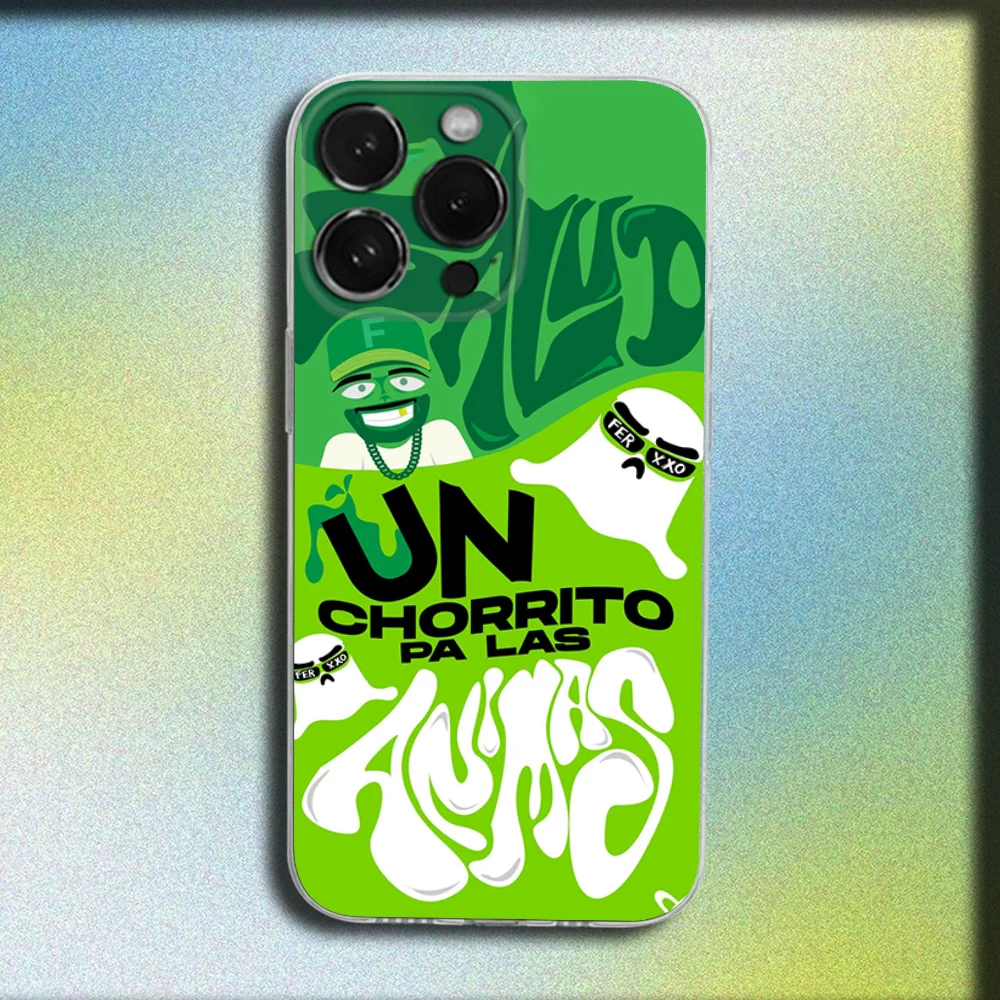 Funda de teléfono Singer F-Feid Ferxxo SIXDO para iPhone 16,15,14,13,12,11 Plus,Pro,Max,XR,XS,X,Plus,SE,Mini funda suave transparente - imagen 4