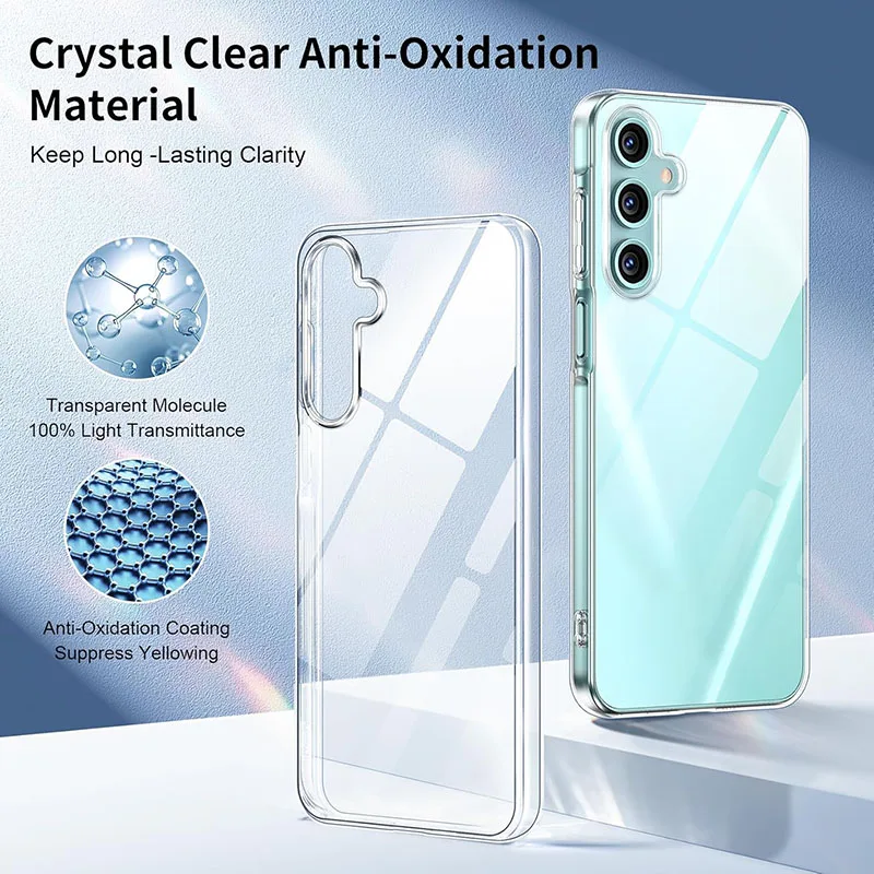 Funda blanda de silicona transparente para Samsung Galaxy A17 A07 4G 5G A 17 07 2025, funda trasera transparente ultrafina a prueba de golpes - imagen 2