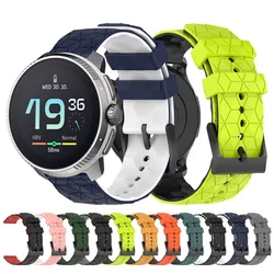 Correa de silicona de 20/22mm para SUUNTO 3/3 Correa de reloj deportivo para 5 9 PEAK Pro/VERTICAL/OCEAN/PACE pulsera reemplazar Correa de reloj