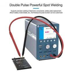 SUNSHINE P1 Pro max medidor de potencia CC inteligente 28V 6A pantalla de forma de onda reparación de cortocircuito soldadura QC/PD carga rápida potencia de arranque