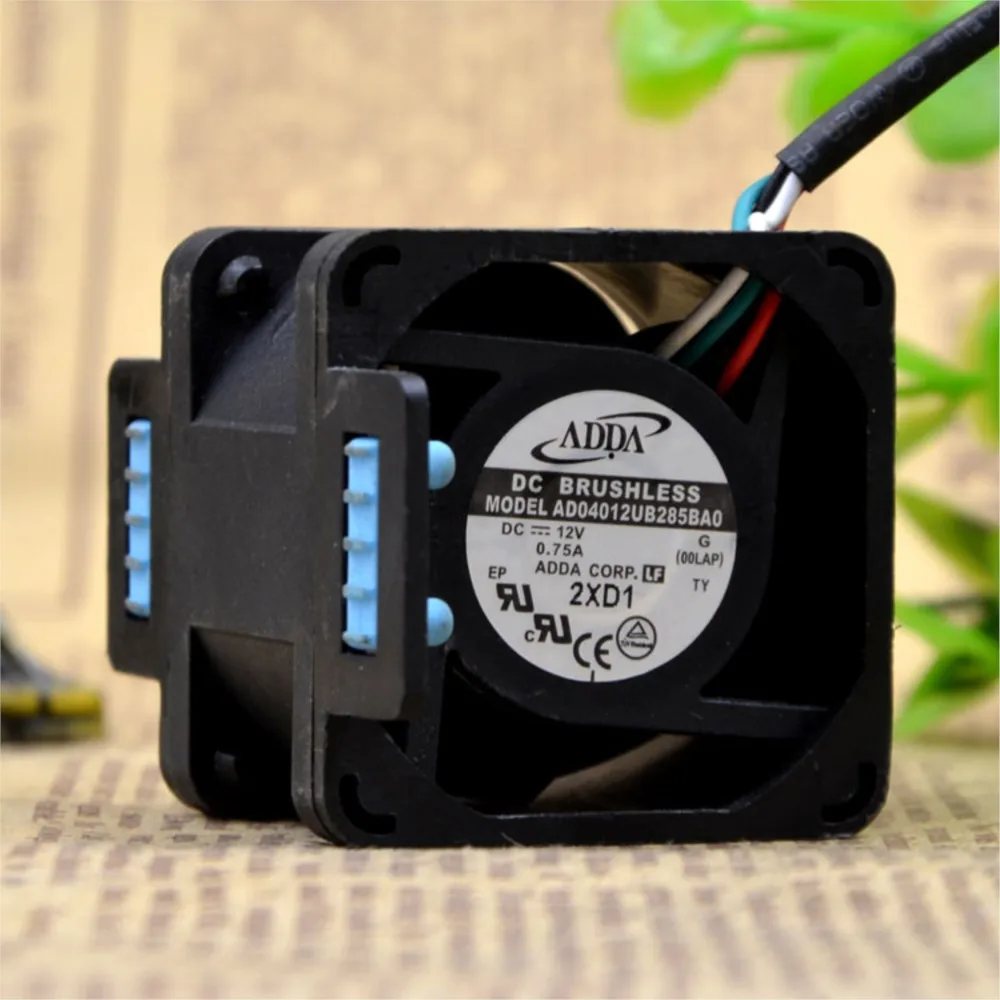 Ventilador de 40 mm para ADDA AD04012UB285BA0 12 V 0.75 A Electrónica de enfriamiento PWM de 4 cables, inversores de servidor - imagen 3