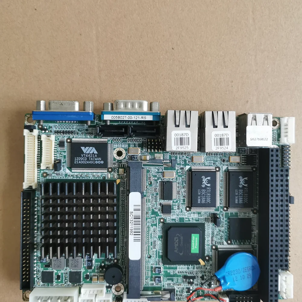 WAFER-LX-800-R12 Placa base de control industrial con puerto de red dual de 3,5 pulgadas, chipset SATA LX800 VIA - imagen 5