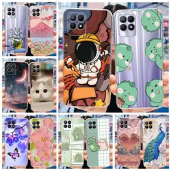 Funda Silicona Realme 8 Pro – Transparente con Diseño Animado