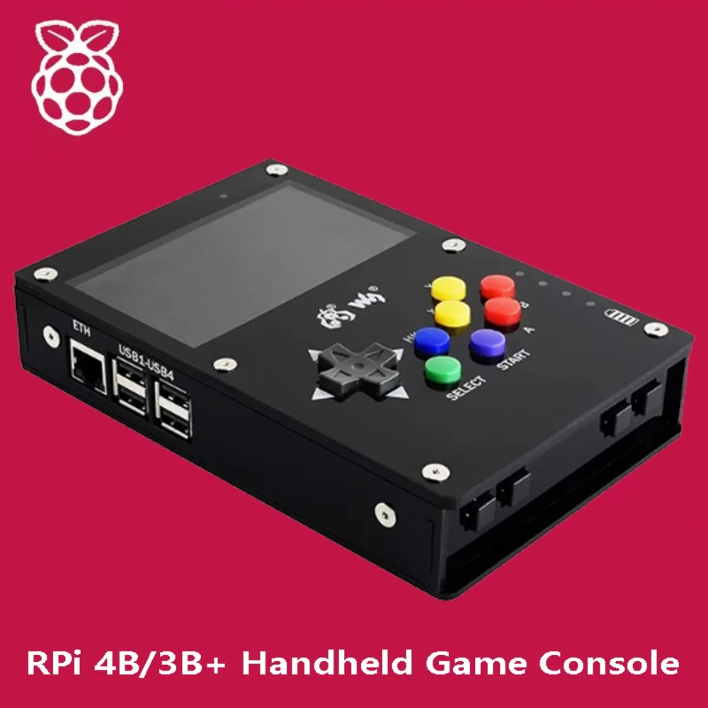 Raspberry Pi 4B/3B+ Consola de juegos portátil Módulo IPS de 4,3 pulgadas Tablero de mando - imagen 2