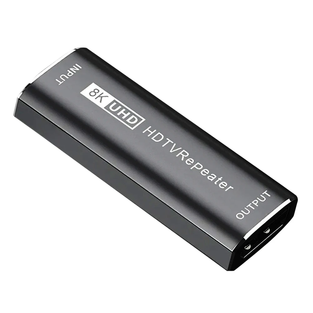 Repetidor Compatible con HDMI 8K, extensor de Cable 2,1, 3D, 30M, 4K, 60Hz, amplificador de señal, convertidor de vídeo