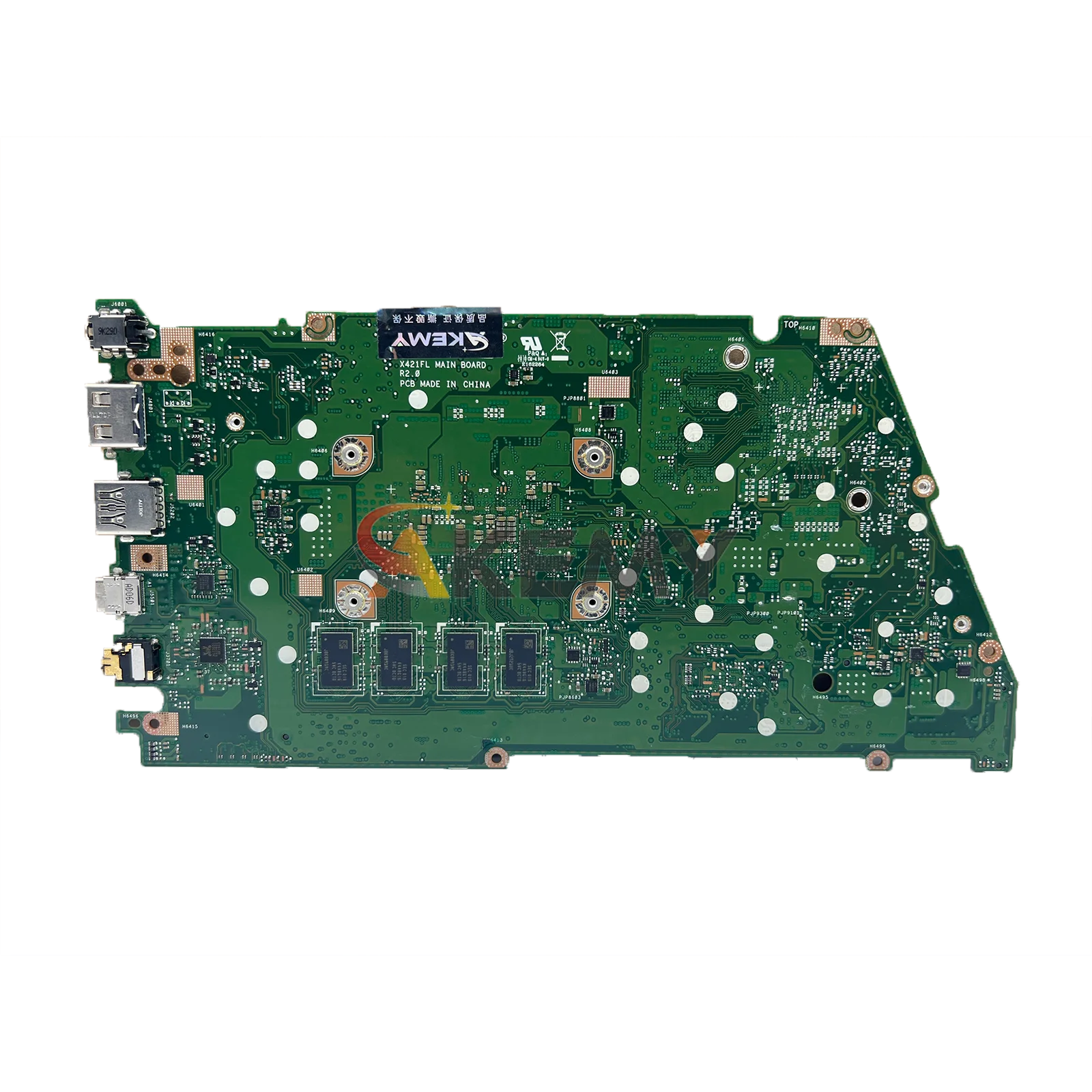 Placa base para ordenador portátil X521FA para ASUS X421F V4050F S5600F I421F R421F S433F X521FQY X521FP X521FPY con placa base de 10. a generación I3 i5 i7 - imagen 2
