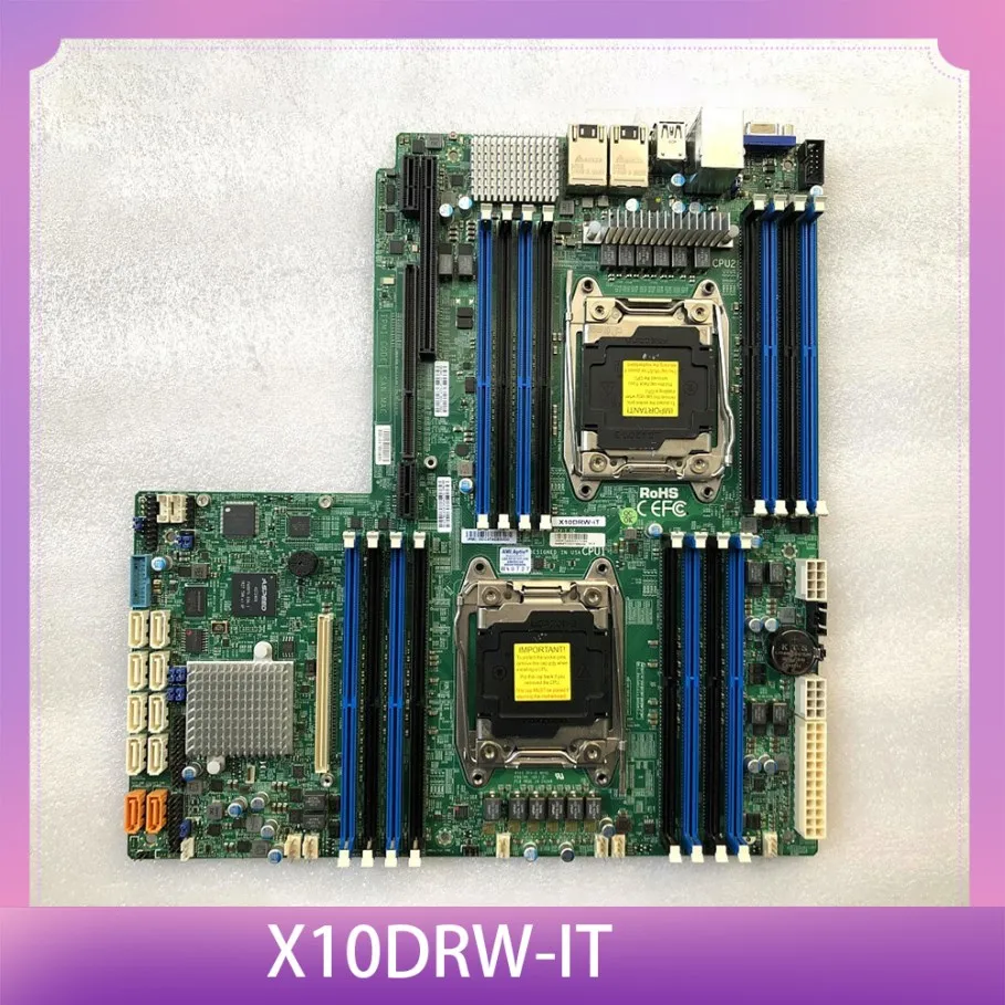 Placa base de servidor familiar LGA2011 DDR4 E5-2600 v4/v3 X10DRW-iT - imagen 2