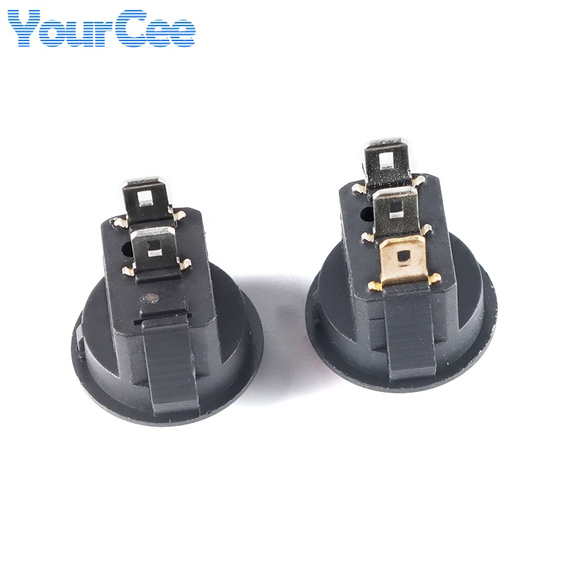 5 uds KCD11 interruptor basculante de 2 pines 3 pines 3A 250V AC 6A 125V AC SPDT apertura de encendido y apagado 15MM tipo barco interruptor de alimentación de botón redondo pequeño - imagen 2