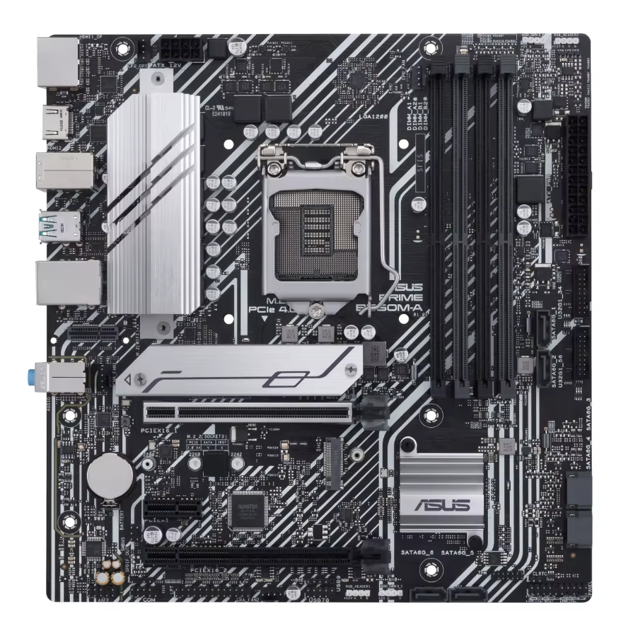 Placa base ASUS PRIME B560M-A LGA 1200 compatible con i9-10900K i7-10700 i5-10600KF i5-10400F i5 10400F CPU DDR4 M.2 RGB HDMI mATX - imagen 2