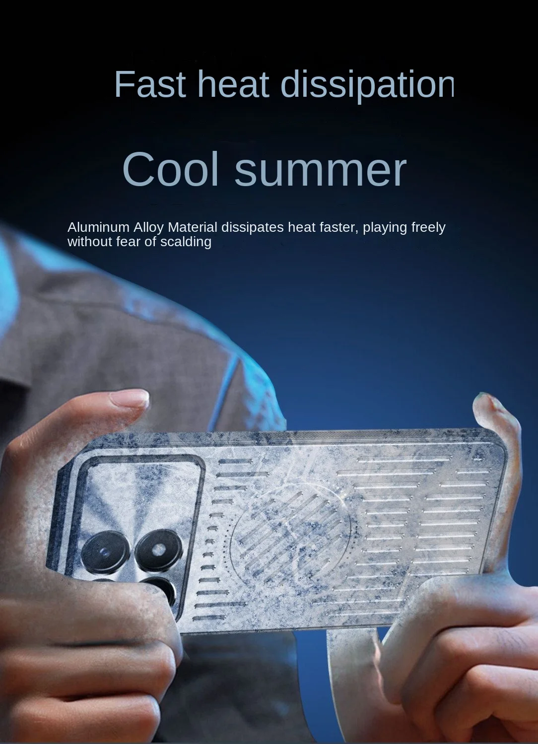 Funda protectora para teléfono Xiaomi POCO X6 Pro, carcasa rígida magnética de lujo con disipación de calor - imagen 5