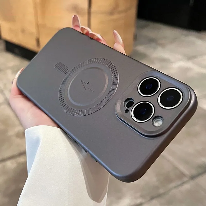 Funda de teléfono mate magnética de silicona suave para Magsafe iPhone 13 12 Mini Pro Max 13Pro 12Pro Max cubierta protectora completa - imagen 3