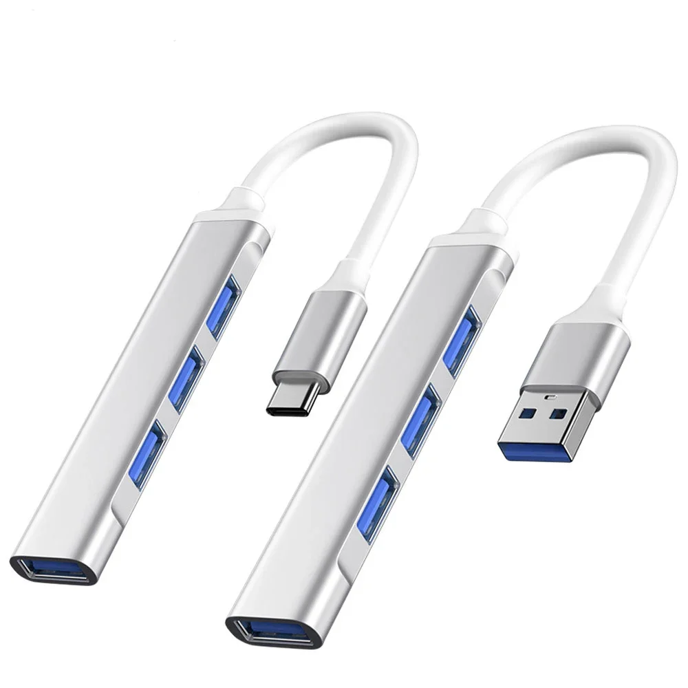 USB C HUB 3,0 tipo C 3,1 adaptador multidivisor de 4 puertos OTG para Xiaomi Lenovo Macbook Pro 13 15 Air Pro accesorios de ordenador - imagen 2