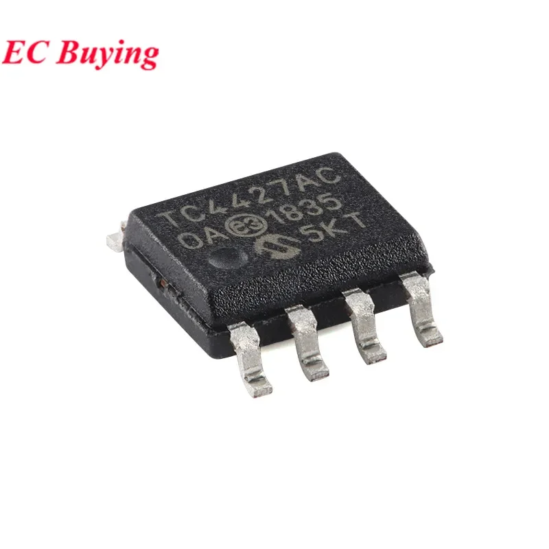 5 uds/1 ud TC4427AC TC4427ACOA TC4427ACOA713 TC4427A TC4427 SOIC-8 1.5A doble de alta velocidad ​ ​ Chip IC del controlador MOSFET de potencia - imagen 2