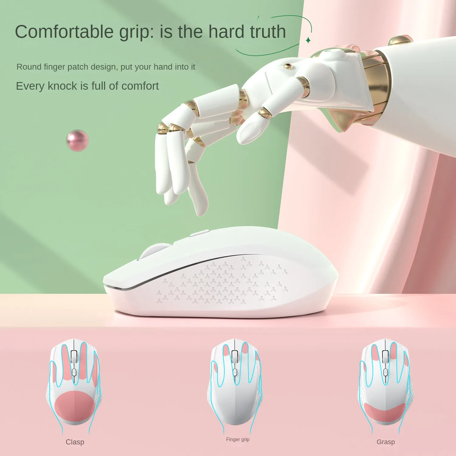 Ratón inalámbrico de modo Dual, compatible con Bluetooth, 2,4G, USB, silencioso, recargable, para Gamer, portátil, Pad, tableta, Macbook Mause - imagen 3