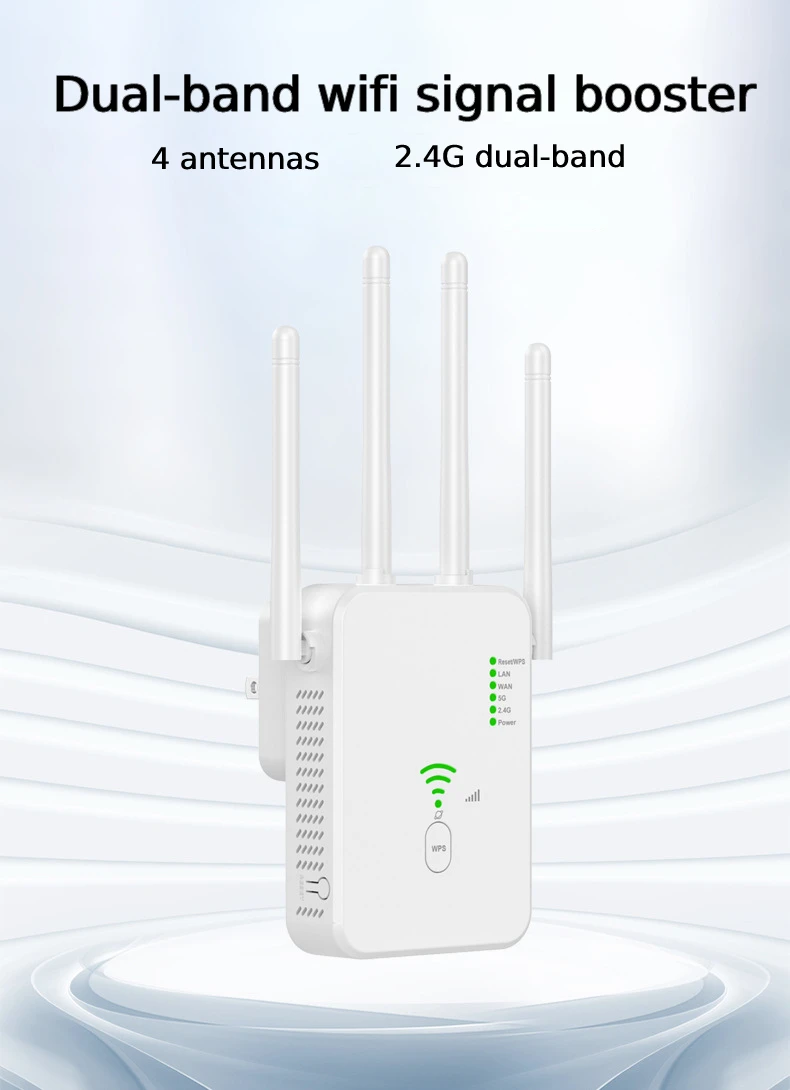 Wireless 5G WiFi Repeater 1200Mbps Router Wifi Booster 2.4G+5G Dual Band Long Range Extender 5G Wi-Fi Signal Amplifier Repeater - imagen 2