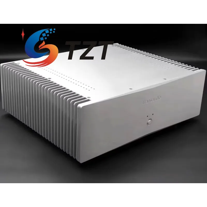 TZT Transaudio D9PRO 150W/8Ω 300W/4Ω Amplificador de potencia (Plata/Negro) Basado en circuito para DarTZeel