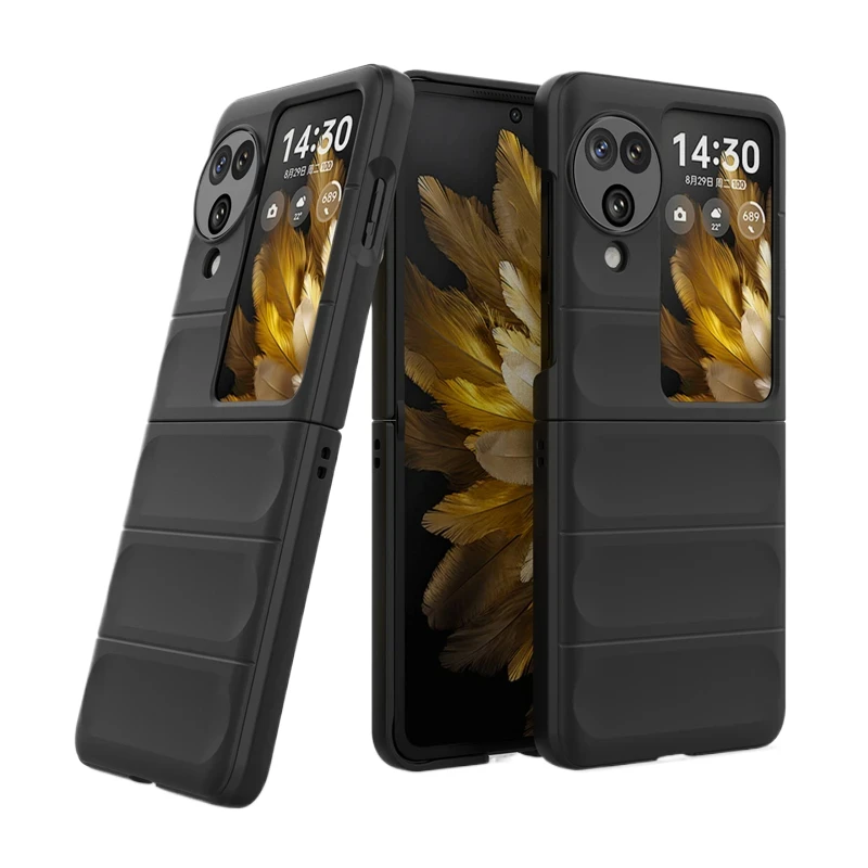 Funda para OPPO Find N3 Flip 5G, carcasa trasera Global, silicona líquida, anticaída, a prueba de golpes - imagen 2