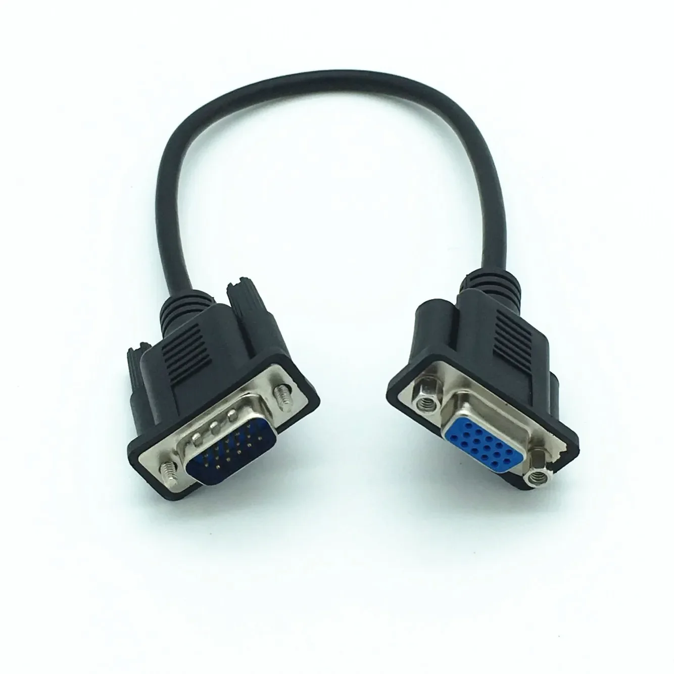 Cable VGA corto HD de 30cm, Cable completo de 15 Pines, macho a hembra, Cable RGB, núcleo de cobre para PC, Monitor de ordenador y proyector - imagen 4