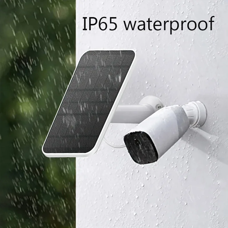 Kit de paneles solares de 10W y 5V, paneles solares 2 en 1 tipo C, carga de células solares para exteriores, cámara de seguridad/sistema de iluminación para el hogar pequeño - imagen 3