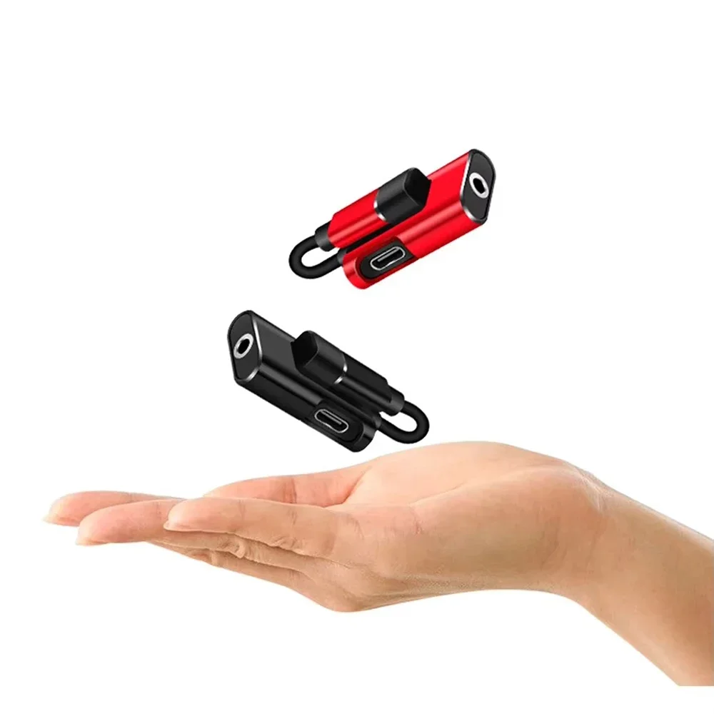 Adaptador de Cable de Audio para auriculares 2 en 1, tipo C hembra a conector macho de 3,5mm, conector divisor de Audio USB C para Xiaomi y Huawei