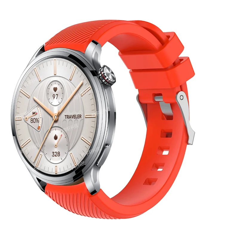 Sport Strap For Honor Watch 5/4 Pro/GS Pro/GS 3 Band 22mm Silicone Bracelet For Honor Magic 2 46mm/Huawei GT 2/GT 3 Correa - imagen 2