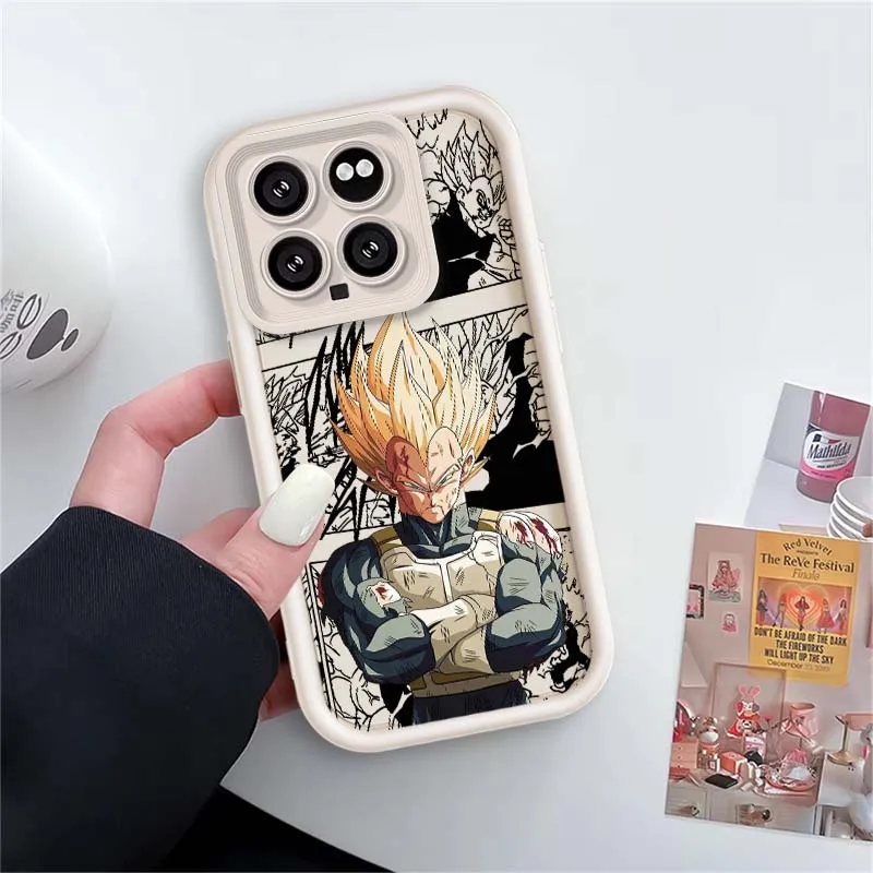 D-Dragon Ball Anime Vegeta Cool funda para Xiaomi Mi 17 15 14 13 12 14T 13T Pro Max Lite ojo escalera funda de teléfono - imagen 4