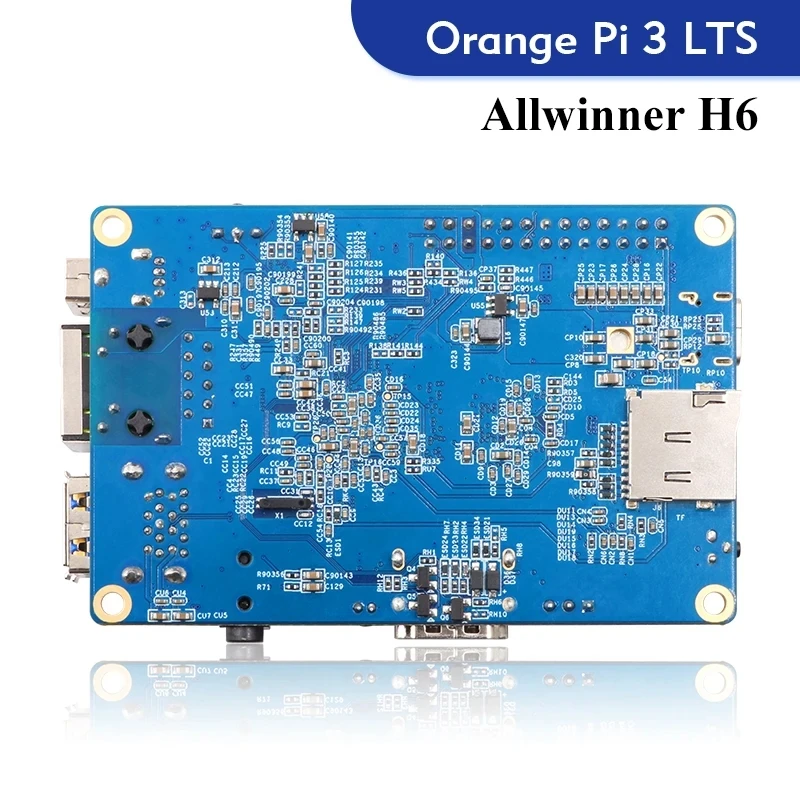 Orange Pi 3 LTS 2G8G EMMC con HDMI + WIFI + BT5.0, AllWinner H6 SoC, computadora de placa de código abierto, ejecutar Android 9,0/ Ubuntu/ Debian OS - imagen 3