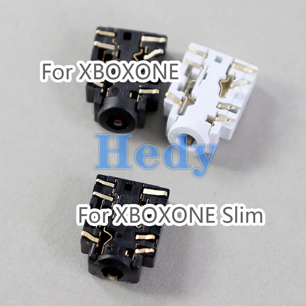 20 piezas puerto de enchufe para auriculares para controlador XBOX ONE S, conector de auriculares de 3,5mm, enchufe de puerto para controlador Xboxone Slim