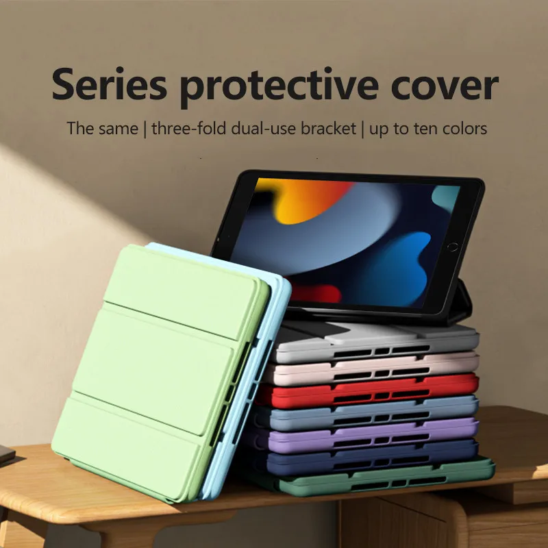 Funda de silicona suave de lujo para Honor Pad X9a 11,5 "2025 X9 Pro V9 X8a X8 Lite 9,7, funda protectora completa con soporte triple de cuero delgado