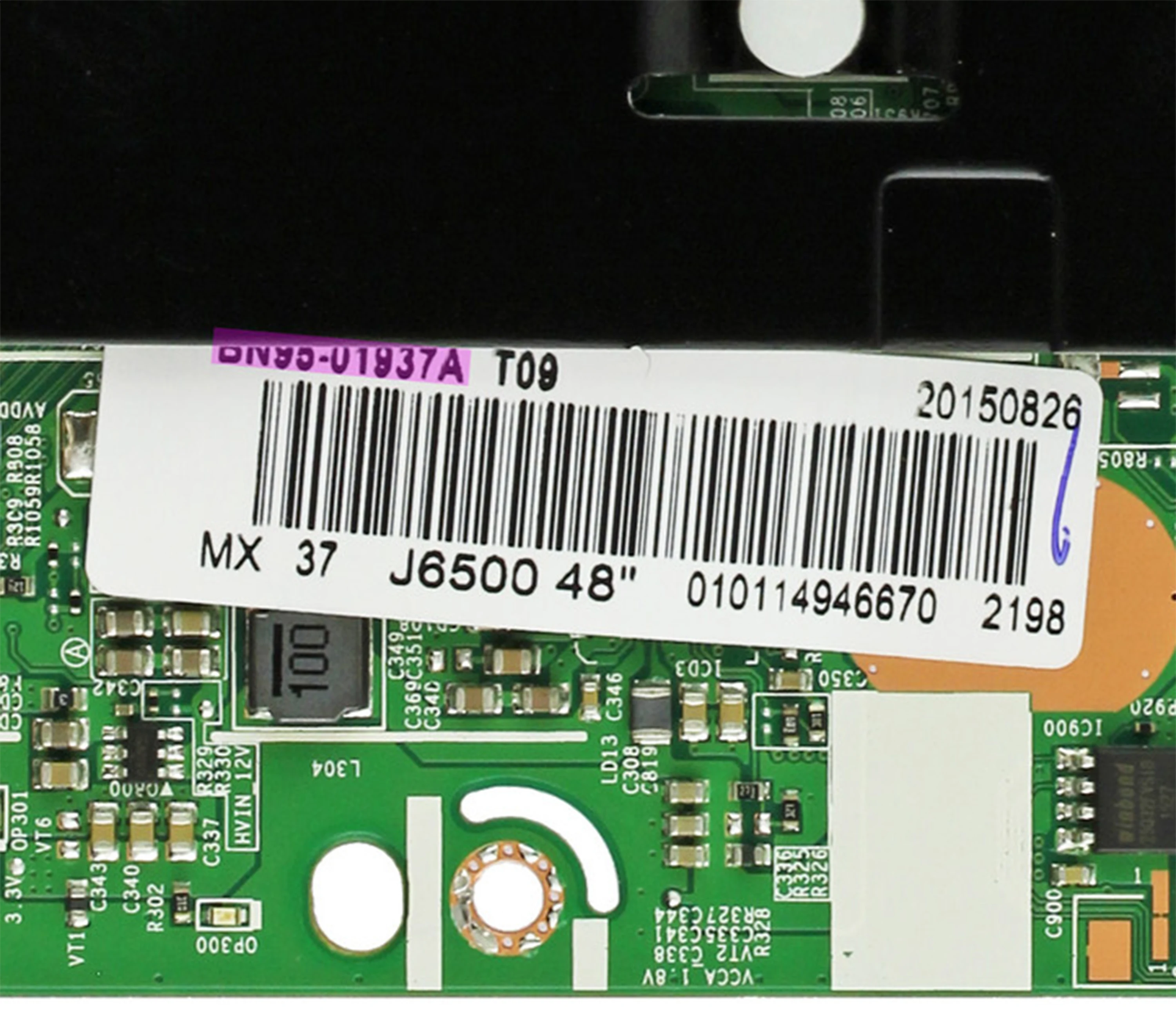 Placa de BN41-02297A BN95-01937A t-con, para UE48JU6000, UE48JU6400, UE48JU7000T, UE48JU6500K, UE48JU7000T, BN97-09208A - imagen 2