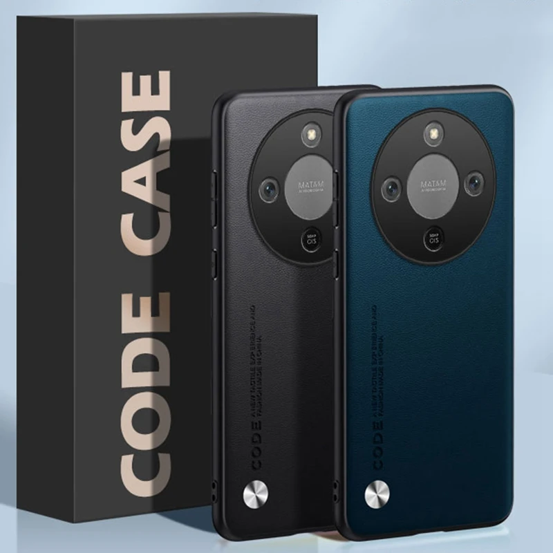 Funda de cuero PU de lujo para Honor X9D, funda trasera de silicona a prueba de golpes, funda de teléfono de protección completa para Honor X70 5G HonorX9D Coque - imagen 4