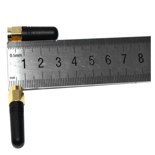 1 Uds 2,4G antena ultracorta 3CM de largo tamaño pequeño WIFI bluetooth zigbee antena externa pegamento en barra antena conector SMA - imagen 3