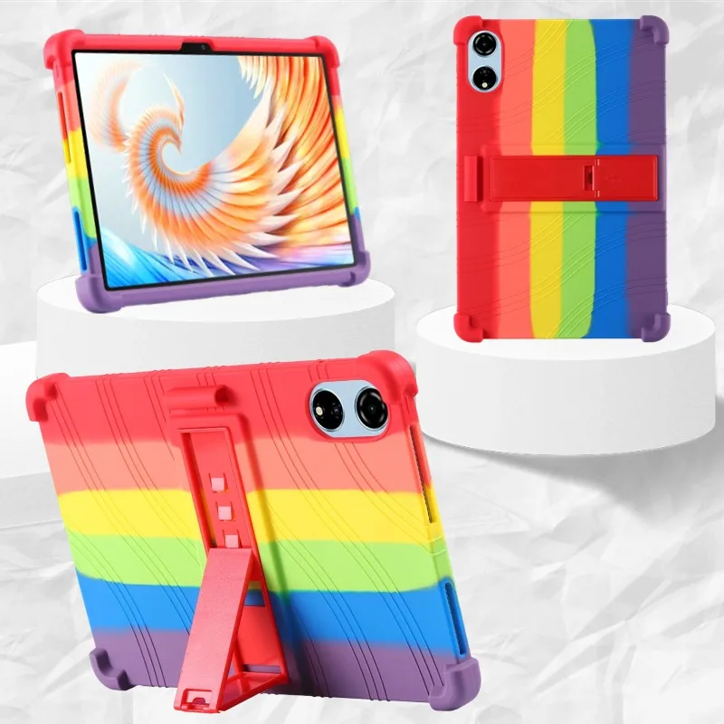 Funda segura de silicona suave para niños para Blackview Mega 3 2025, funda protectora a prueba de golpes con soporte ajustable para tableta de 12,1 pulgadas - imagen 2