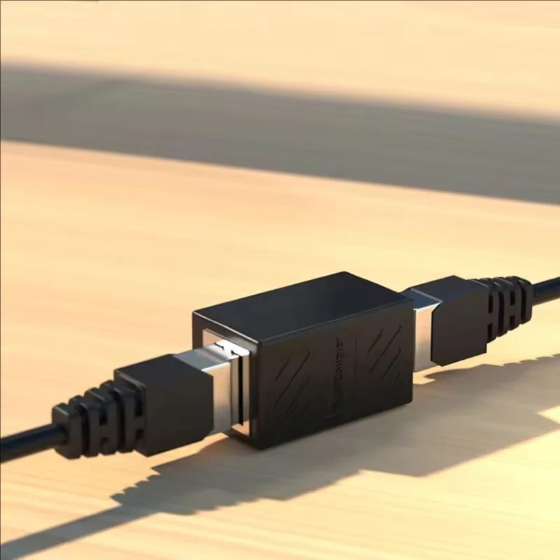Puerto RJ45 hembra a hembra, conector divisor LAN Ethernet de red, cabezal de transferencia, acoplador adaptador RJ45, enchufe CAT5 CAT6 - imagen 2