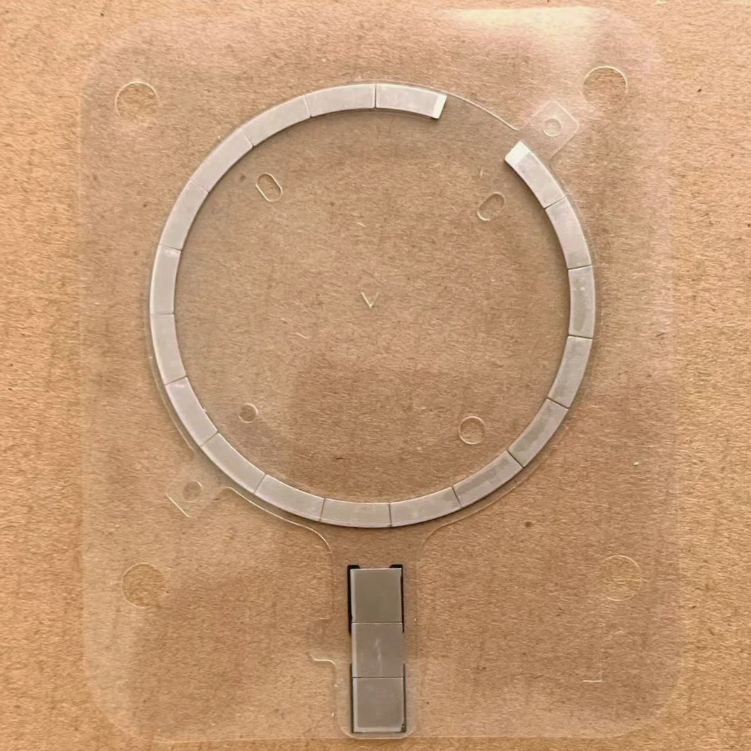 1 Uds 5 uds carcasa de cubierta trasera Magsafe anillo magnético cargador inalámbrico para iPhone 12 mini 13 Pro Max 14 15 Plus reparación